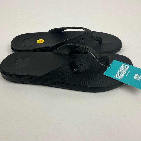 REEF Cushion Phantom Flip Flops Black US Mens Size 13 NWT - Picture 6 of 12